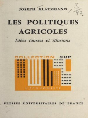 cover image of Les politiques agricoles